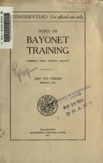 Миниатюра для Файл:Notes on bayonet training - compiled from foreign reports (IA onbayonettrainin00armyiala).pdf