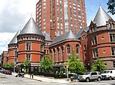 New York Cancer Hospital, 1884-1890, located at 455 Central Park West between 105th St and 106th St.