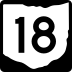 State Route 18 marker