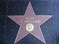 Steaua Oliviei de Havilland de pe Hollywood Walk of Fame