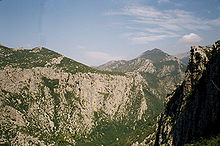 Des gorges dans le parc national de Paklenica.