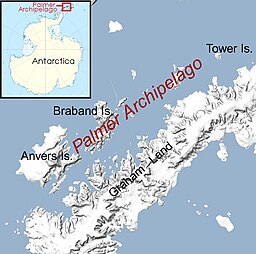 Plasseringa i Antarktis