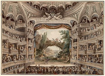אולם תיאטרון במאה ה-18