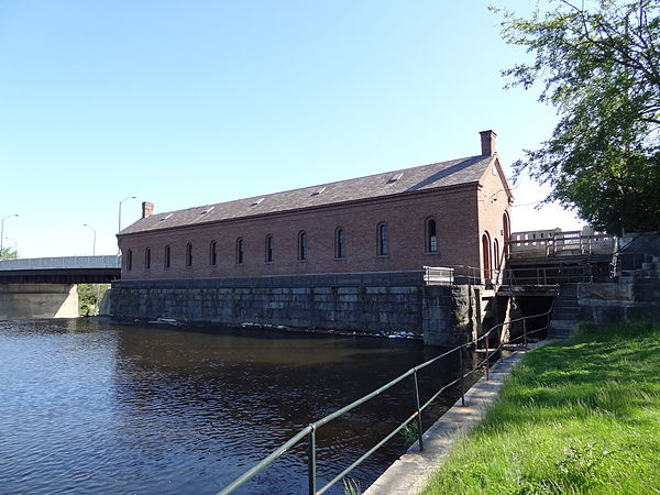 Pawtucket Gatehouse in Lowell, Massachusetts; site of the first Francis turbine