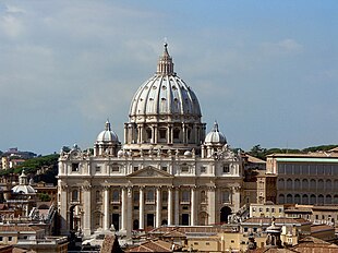 A Szent Péter-bazilika Vatikán állam főterén