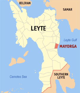 Mayorga na Leyte  Coordenadas : 10°54'N, 125°0'E