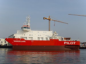 English: The pilot vessel Wandelaar will be de...