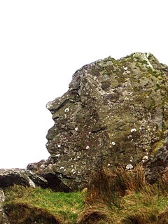 Pitts Head Rock in Wales, United Kingdom