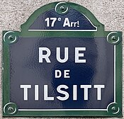 Plaque Rue Tilsitt - Paris XVII (FR75) - 2021-08-22 - 1.jpg