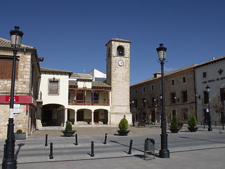 Plaza Mayor Mota del Cuervo..JPG