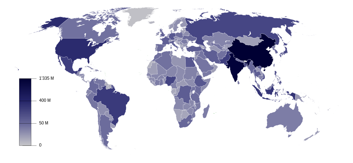Liste Des Pays Par Population Wikipédia