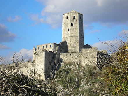 Ancient Stjepan-grad fort (Počitelj in Čapljina) near Mostar