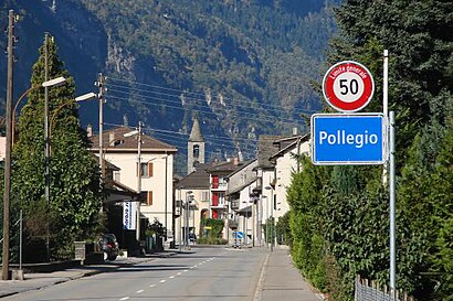 How to get to Pollegio with public transit - About the place