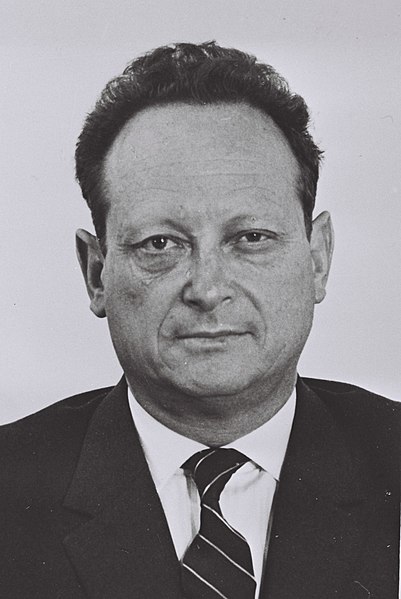 Allon in 1969, serving as Minister of Education & Culture.
