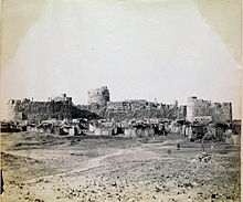 The Portuguese Fort in 1870. Portuguese Fort Bahrain 1870.jpg