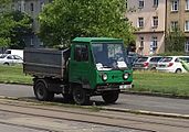Čeština: Automobil Multicar M 25 v pražské Zenklově ulici.