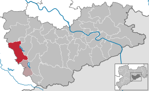 Kart over Pretzschendorf