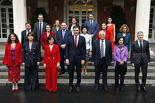 <span class="mw-page-title-main">First government of Pedro Sánchez</span>