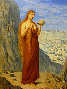 Puvis de Chavannes-Mary Magdalene in the Desert,1869.jpg