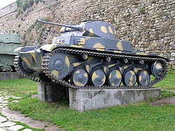 Panzer II Ausf. C belgradilaisessa sotamuseossa Serbiassa.