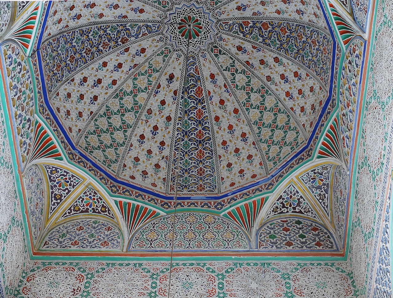 ملف Qarawiyyin Bab Al Ward Vestibule Dome 2 Jpg ويكيبيديا