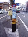 マイナス4キロポスト（高知市南宝永町）