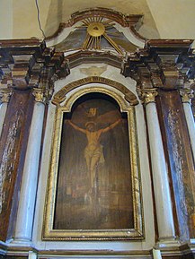 Altarul bisericii evanghelice (monument istoric de importanţă naţională)