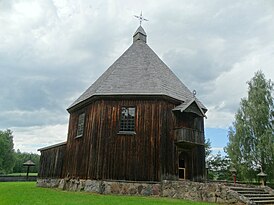 Капліца з Рачкішак ў Музее народнага быту Літвы