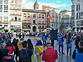 Concentración por Ucrania en la plaza de la Constitución, 2024-02-24.