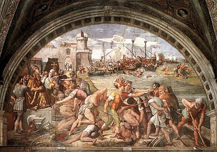 Raphael's The Battle of Ostia