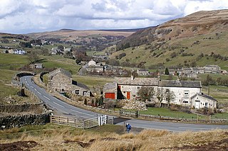 <span class="mw-page-title-main">Arkle Town</span> Hamlet in North Yorkshire, England