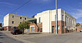 Rear view of the Water Conservation and Irrigation Commission building in Leeton, New South Wales.