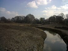 Restoration of the River Wandle in Wandle Park, in 2012 Regeneration of Wandle Park.jpg