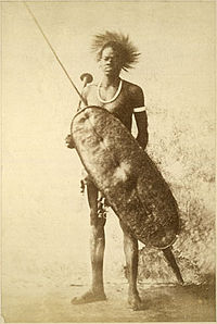 Late 19th century CE Shilluk warrior Richard Buchta - Shilluk warrior.jpg