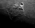 Rilles and craters near lunar terminator