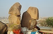 Rocks Golkonda fort