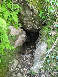 Rods Pot Cave in Somerset, England