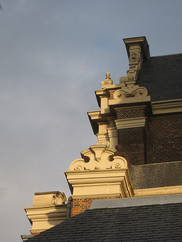 Fantasy ornaments on roof top of Westerkerk