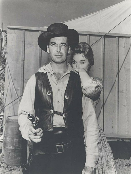 Image: Rory Calhoun Kipp Hamilton in The Texan