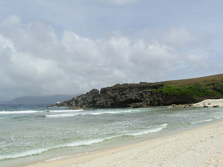 White sand beach at Sabtang island