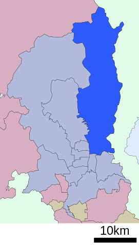 Lokasi Sakyō di kota Kyōto