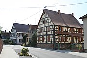 Maisons à colombages.