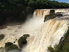 Saltos del Monday waterfalls