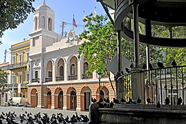 City hall from the Plaza de Armas gazebo.