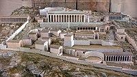 Model of the processional way at Ancient Delphi, without much of the statuary shown.[90]