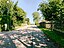 residential street in the Platschkyberg area of Freising-Neustift (Upper Bavaria, Germany)