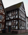 English: Half-timbered building in Schotten, Kirchgasse 20, Hesse, Germany