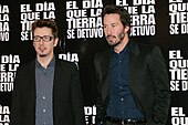 Derrickson with star Keanu Reeves in 2008 Scott Derricson and Keanu Reeves.jpg