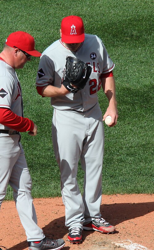 Kazmir with the Los Angeles Angels in 2009