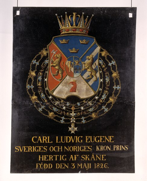 File:Serafimersköld Konung Karl XV av Sverige som kronprins 81982.tiff